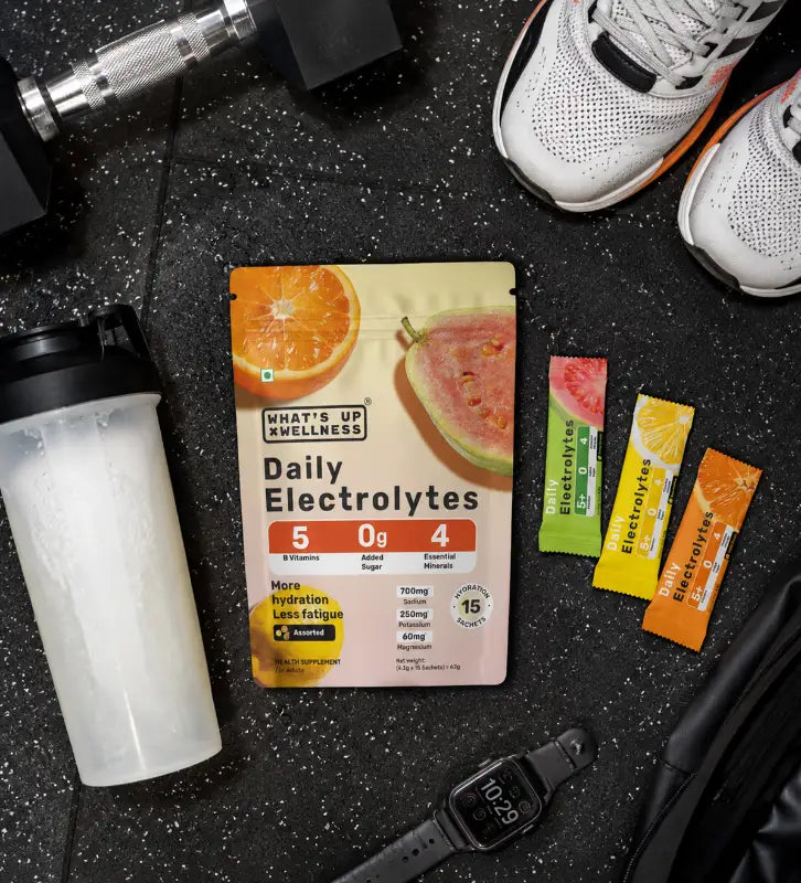 Athlete holding product