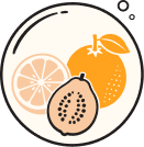 3 real fruit flavours